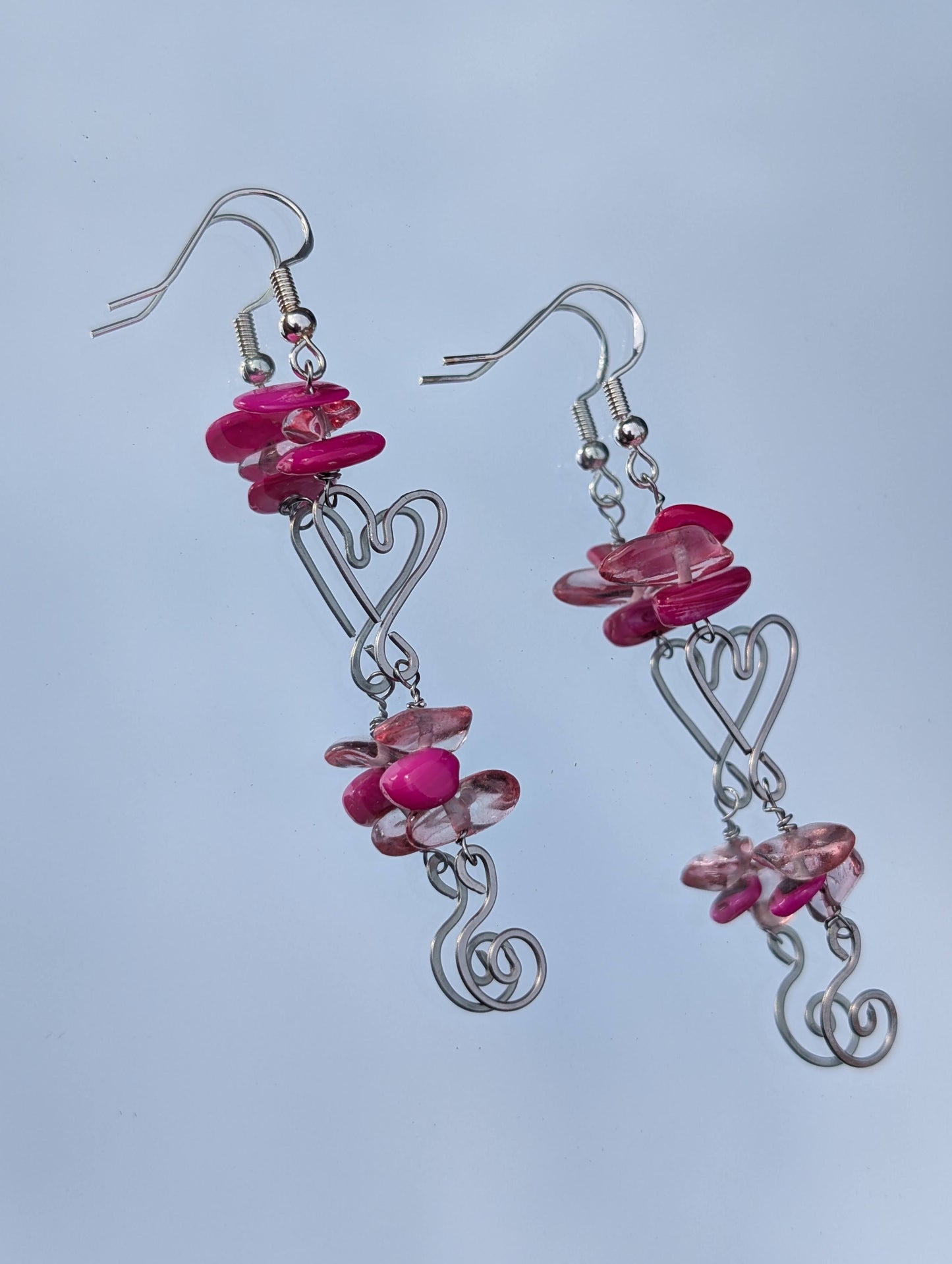 Heart Spiral Earrings