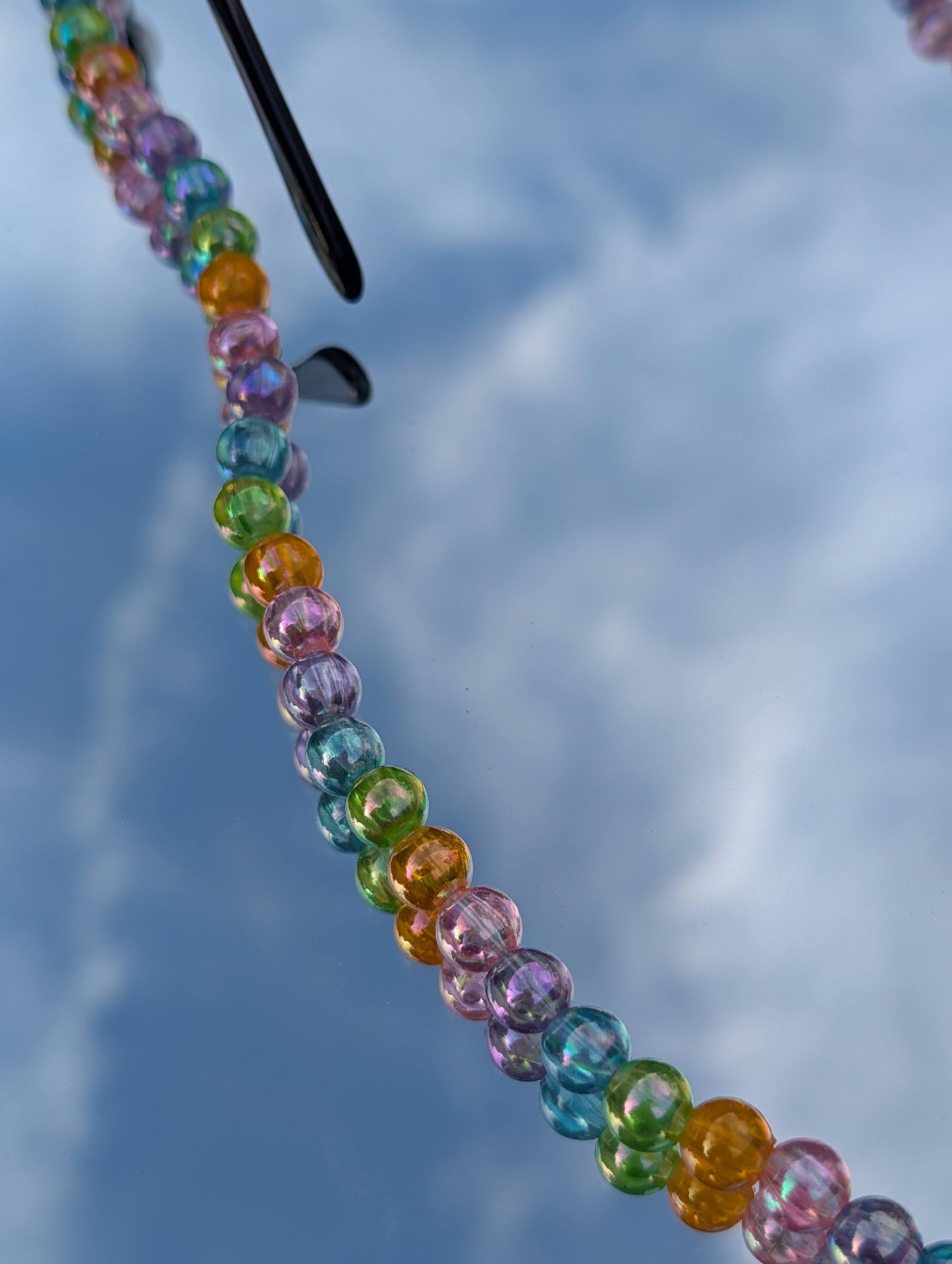 Rainbow Beaded Glasses Chain