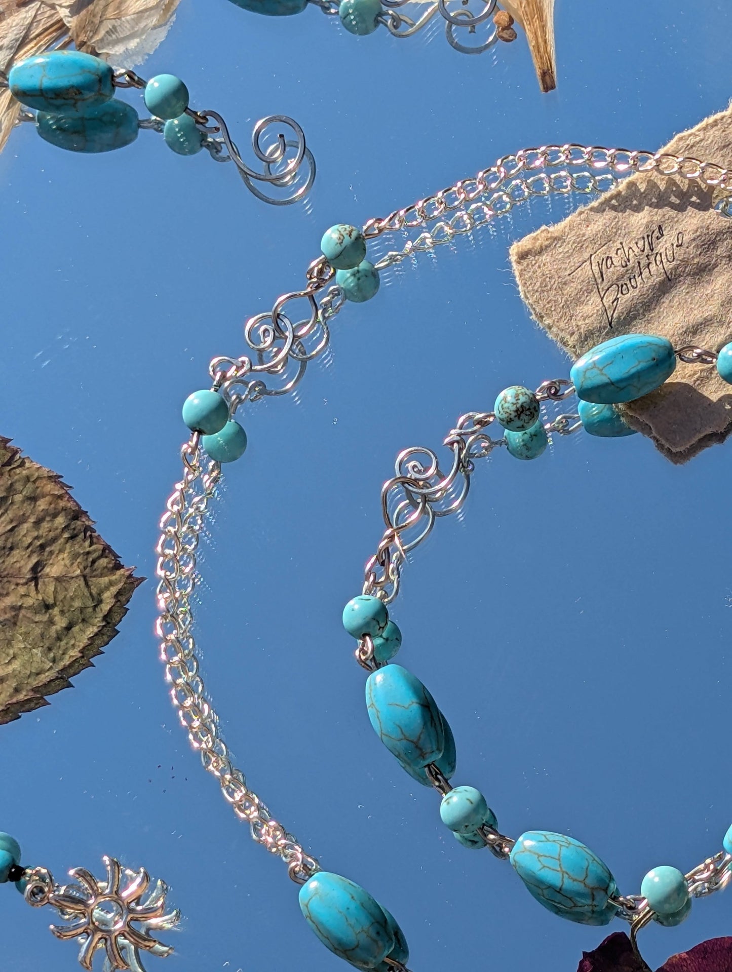 Turquoise beaded Earrings