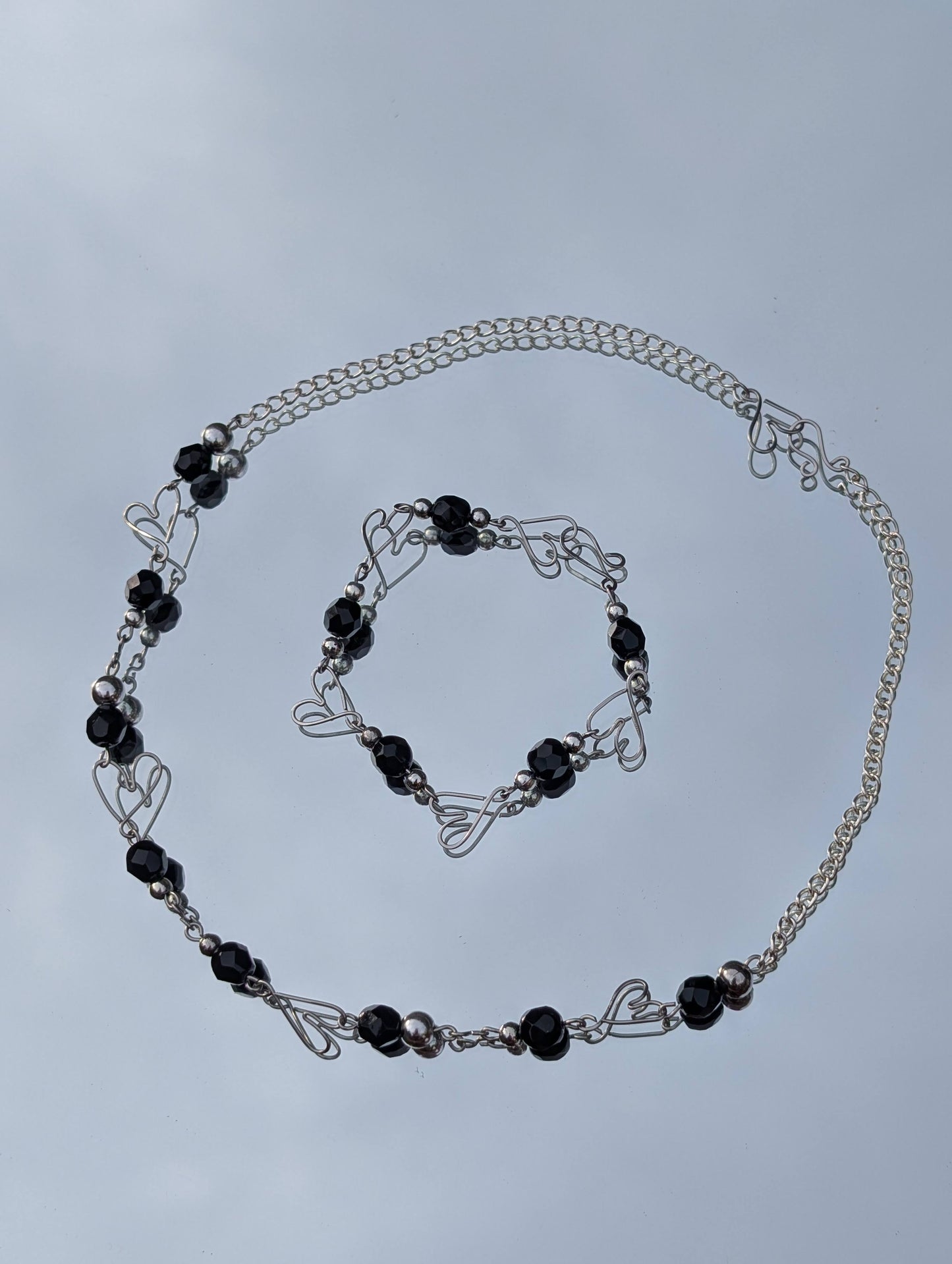 Heart and Spiral Necklace