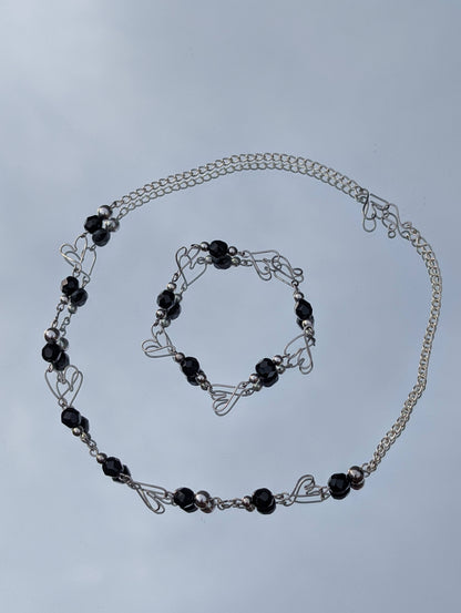 Heart and Spiral Necklace