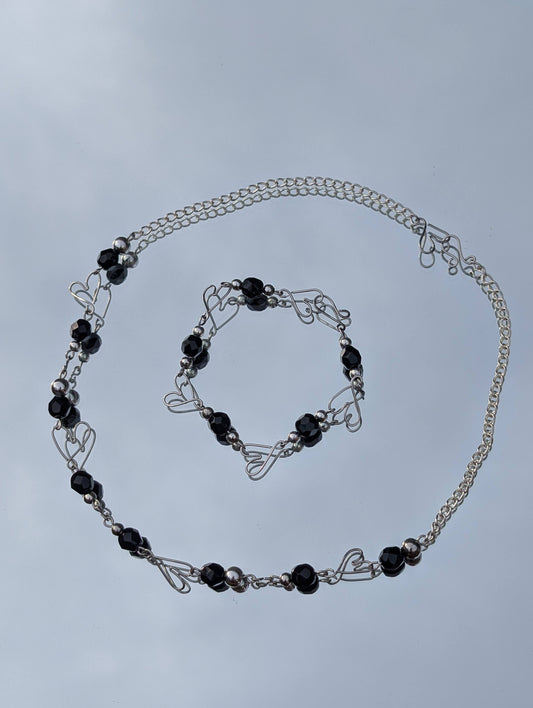 Heart and Spiral Necklace