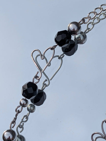 Heart and Spiral Necklace