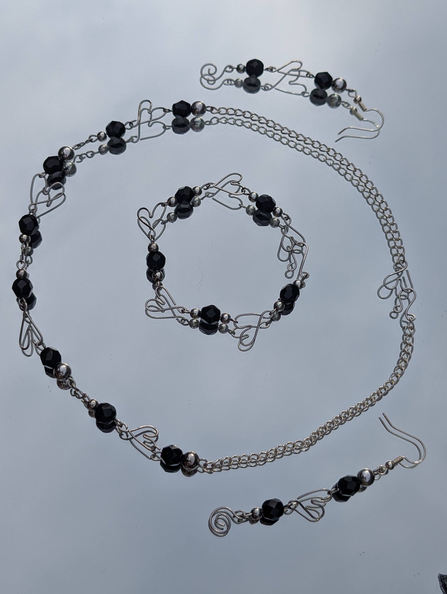 Heart and Spiral Necklace