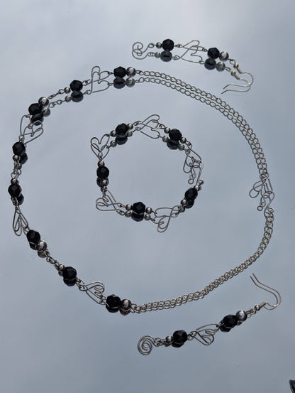 Heart and Spiral Necklace