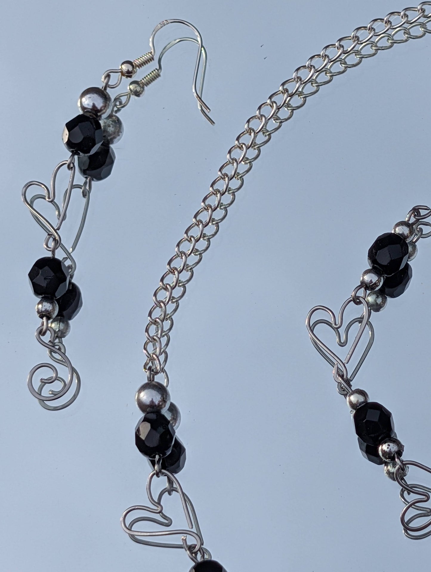 Heart Spiral Earrings