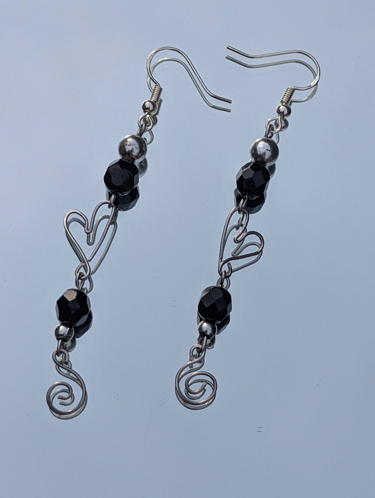 Heart Spiral Earrings