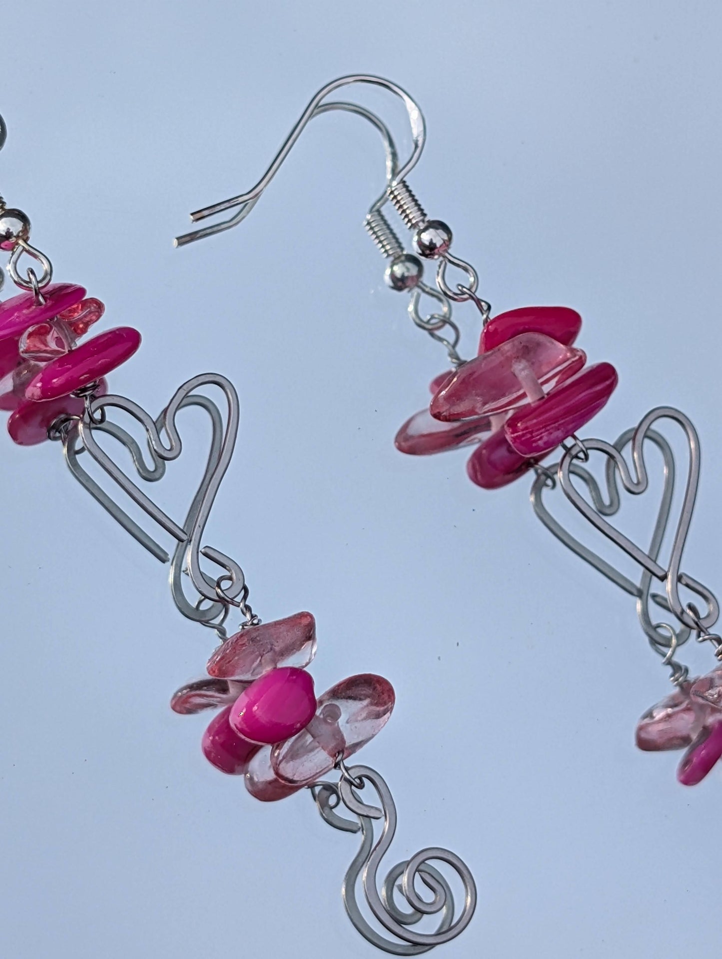 Heart Spiral Earrings