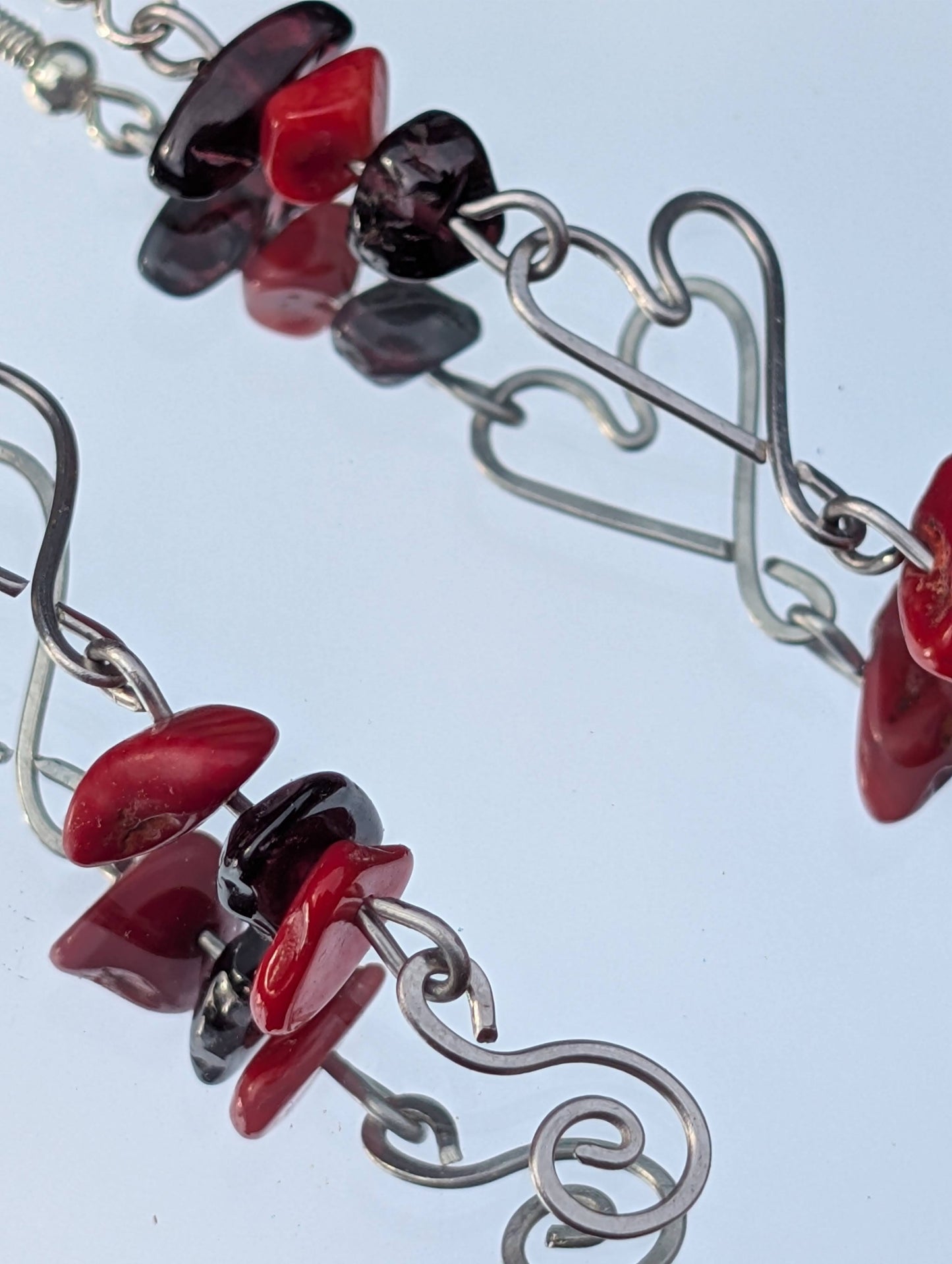 Heart Spiral Earrings