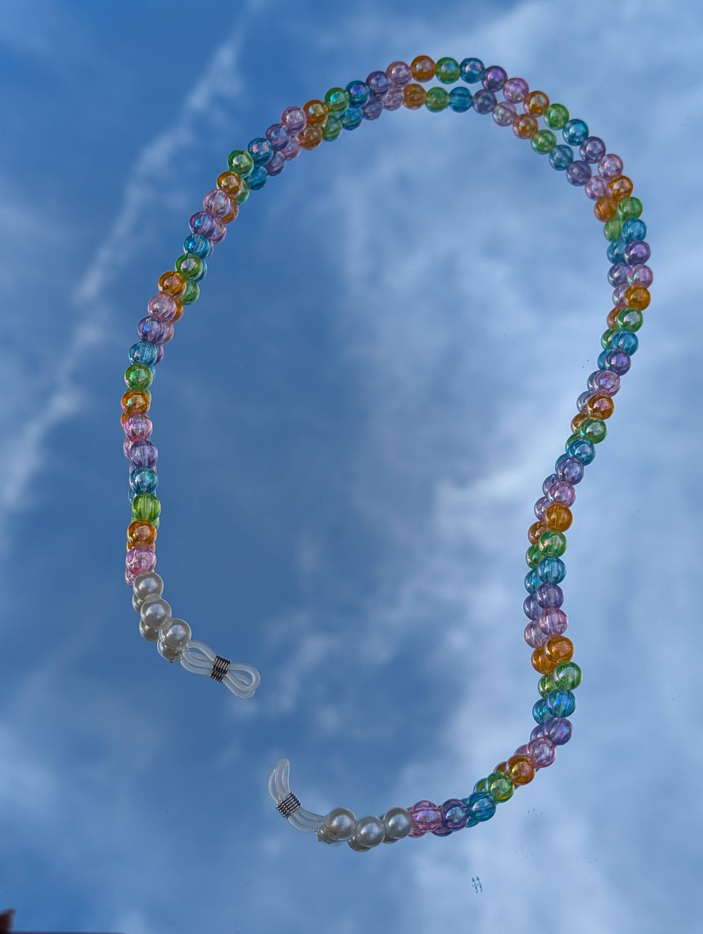Rainbow Beaded Glasses Chain