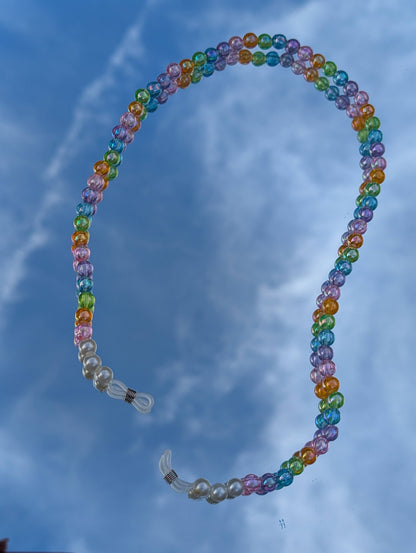Rainbow Beaded Glasses Chain