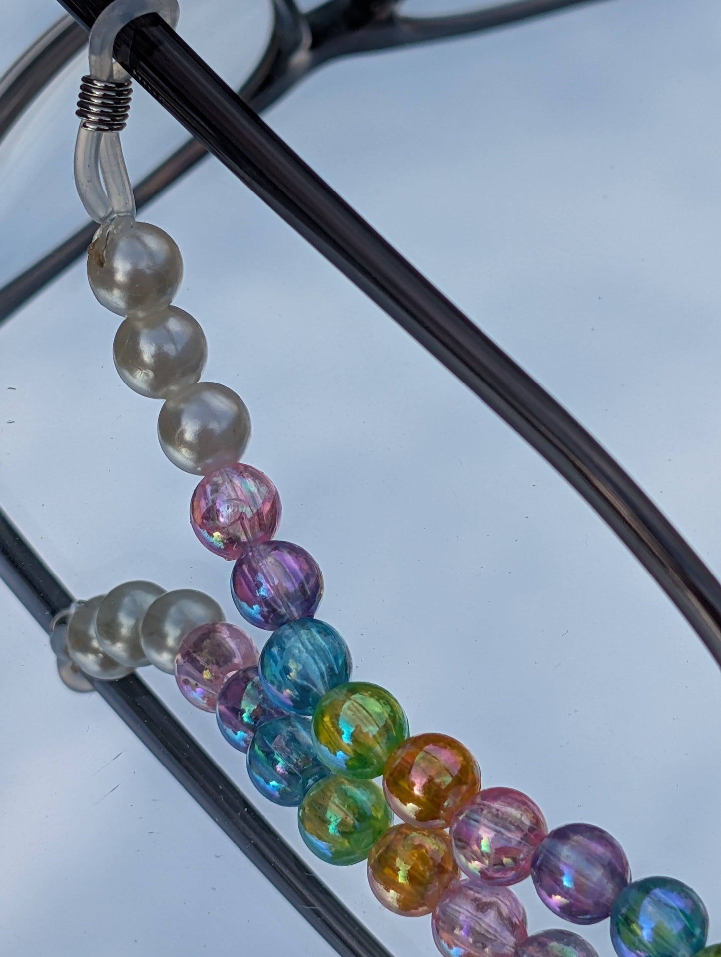 Rainbow Beaded Glasses Chain