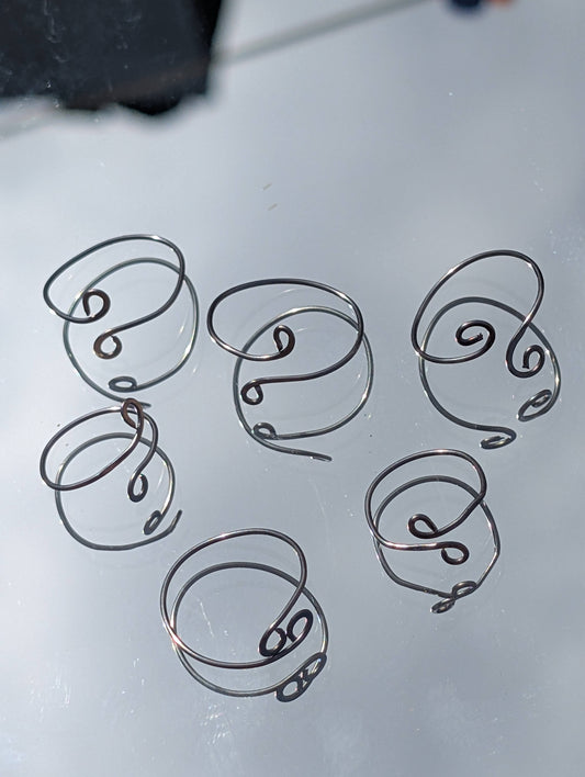 Adjustable Stainless Steel Spiral Rings