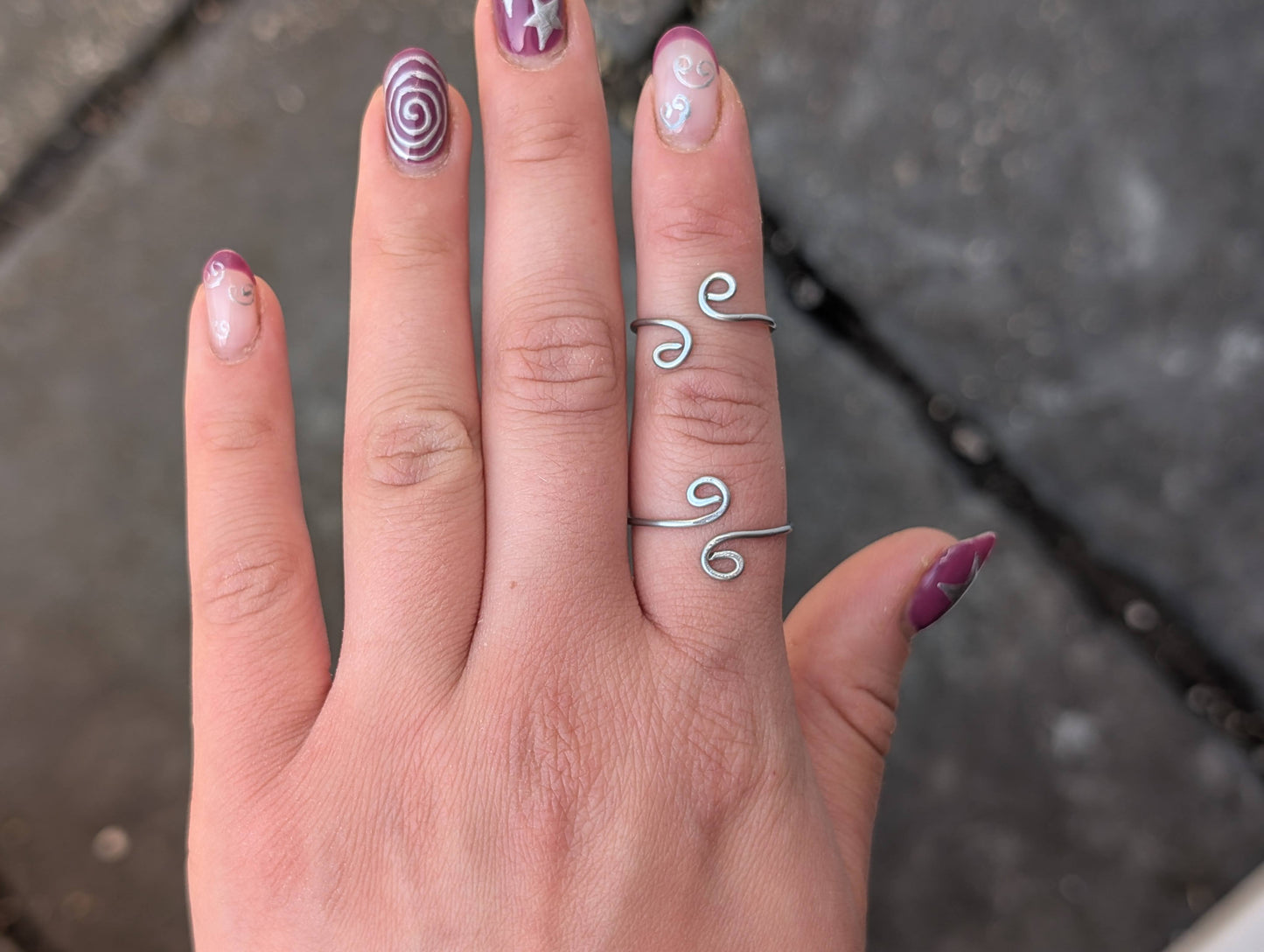 Adjustable Stainless Steel Spiral Rings