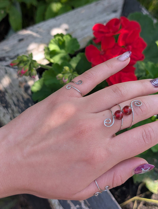 Adjustable Stainless Steel Spiral Rings